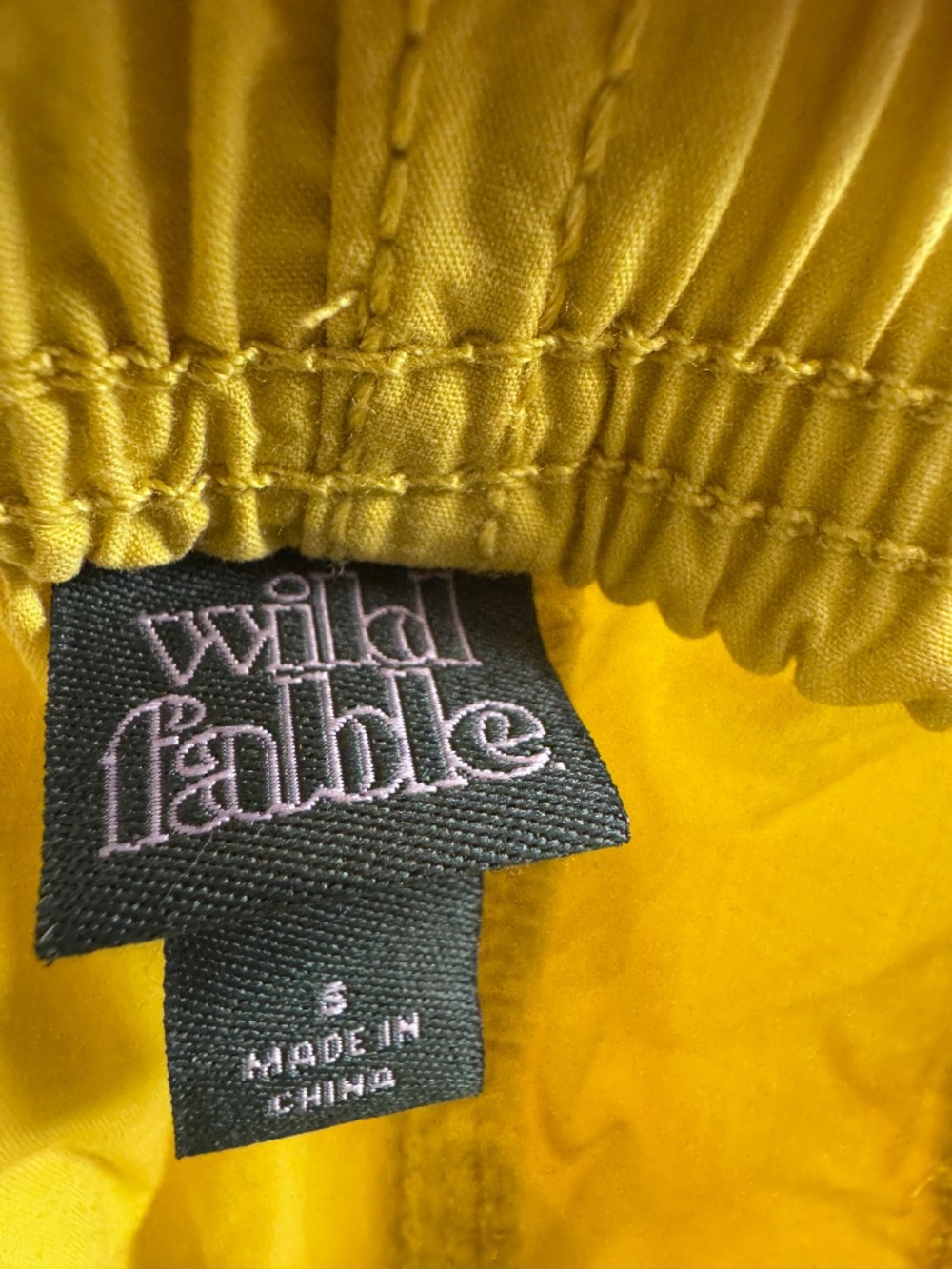 Wild Fable- Electric Yellow/Lime Green Cargo Pant - Picture 5 of 8